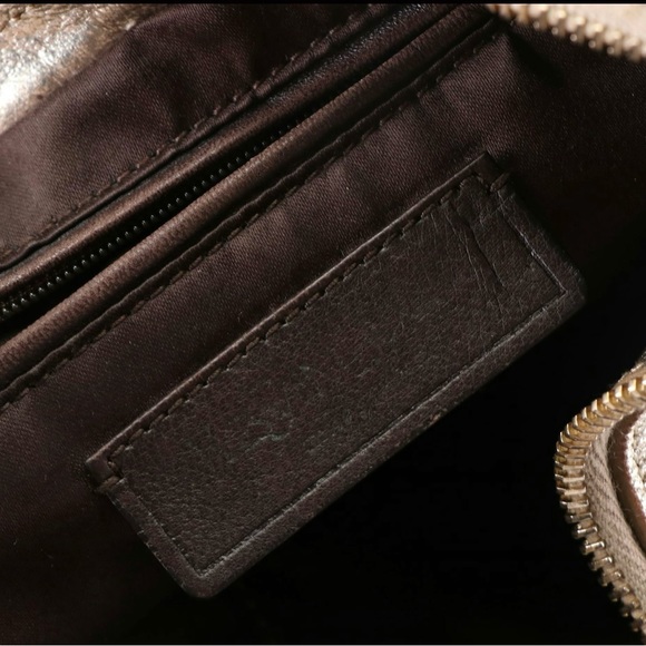 Vintage Yves Saint Laurent canvas hobo purse - Picture 4 of 13